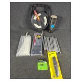 Electrical Tape, Zip Ties, Tape Measure
