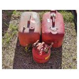 Vintage Outboard Boat Gas Can(2), Small Metal G