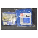 Tarp and boat cover support pole