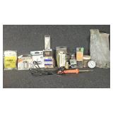 Battery, screws, Brads, rivets