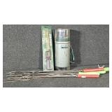 Camp forks, Stanley, lighter