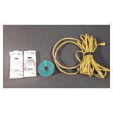 Extension cords, chain saw chains, wiring.