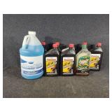 Motor Oil, Windshield Washer Fluid