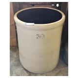 30 Gallon Stoneware Crock