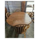 Wooden Table with Chairs