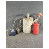 Watering Can and Oil Cans