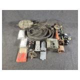 Hole Saw, Electrical Cord with Light, Hand Drill