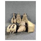 Wooden and Metal Pulleys, Bellows