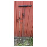 Hand Auger, Vintage Reacher Grabber