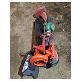 Assorted Leaf Blowers, Electric Weed Whip