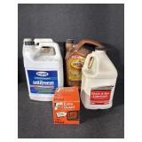 Antifreeze, 10w-40 oil, Chain lubricants