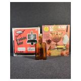 Krumkake Baker and Iron and Glass Jar