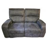 Grey Timberland Dual Reclining Loveseat