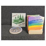 Coasters made by Jennie Bergerson