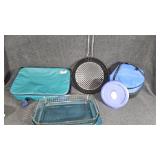 Pyrex glass baking dishes with lids and covers