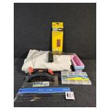 Trowel, Picture Hanger Assortment, Rulers