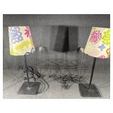 Mini lamps, over door holder