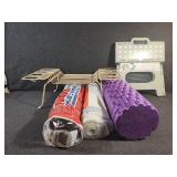 9" Folding Step Stool, Plastic Sheeting