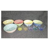 Bowls and shot glasses