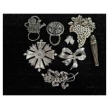 Sterling Pin, Silver Toned Pins