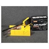 Miter Box with Saw, Air Pump
