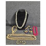 Faux Pearl Necklaces