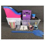 Plastic Storage Containers, Fly Swatter,