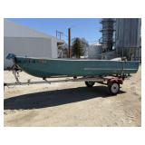 15ft. Aerocraft Aluminum Boat w/ Trailer
