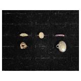 Gold Toned Womens Rings