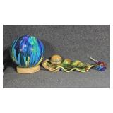 Nut candy dish, light up sphere, window prism