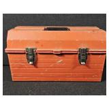 Red Toolbox with Tools