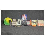 Pepper spray, emergency whistle, masks, and more