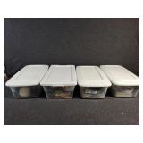 Storage Bins with Crafts