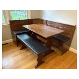 Corner Table with Bench