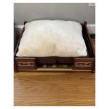 Wooden Dog Bed