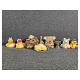 Cast Iron Lady Figure, Bell, Rubber Ducks