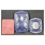 Anchor Hocking glass bakeware with lids