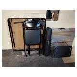 Folding Tables (2) Chairs (2)