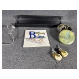 Castors, drawer pulls, shelf, tin, coaster more