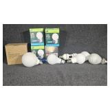 Light bulbs,  and night lights