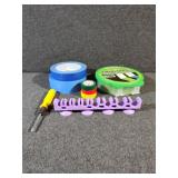 Blue Tape, Frog Tape and Paintbrush Holder