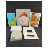 Plaid Unpainted Wood Surface