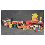 Auburn Rubber farm toys, political pins