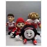 Red Wings Stuffed Bear, Hockey Puck, and others