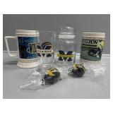 U of M Mugs, Candy Jar, , Drinking Glass