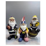 U if M Santa Figures and Santa Gnome