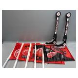 Detroit Red Wings car flags , Detroit Skates