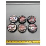 Commemorative NHL Hockey Pucks