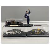 Rusty Wallace- Statue and 3 Matchbox cars