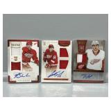 Red Wings Rookie Patch w/ Auto Cards